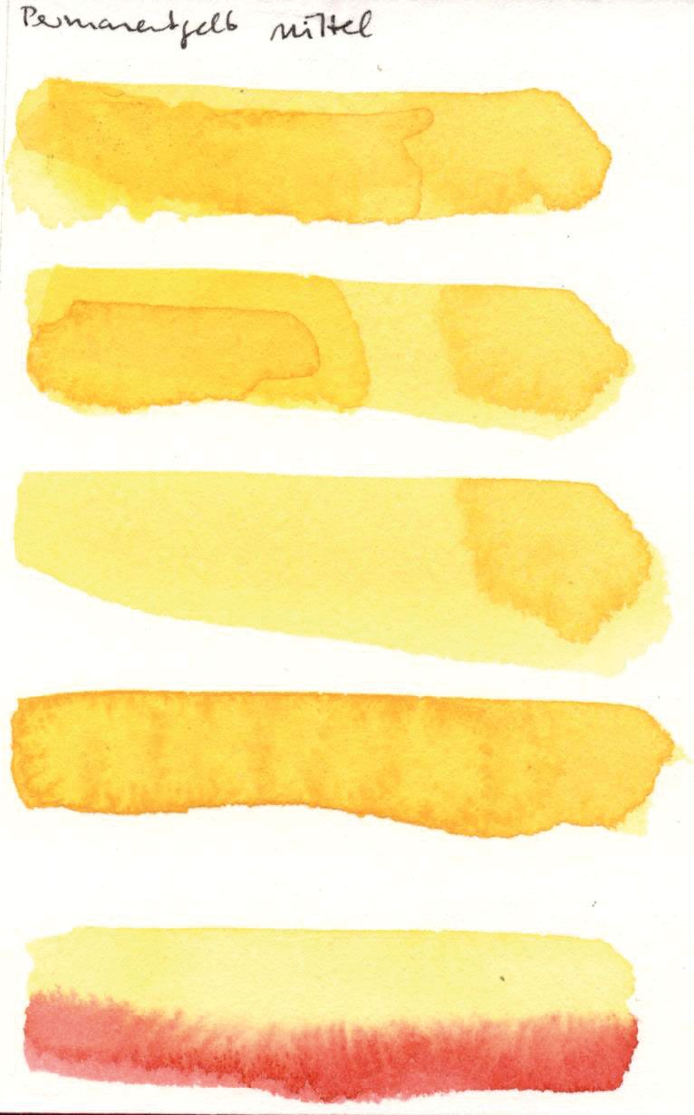 Kremer akvarel - stálá žlutá střední (plast, 3 x 1,8 x 1 cm)